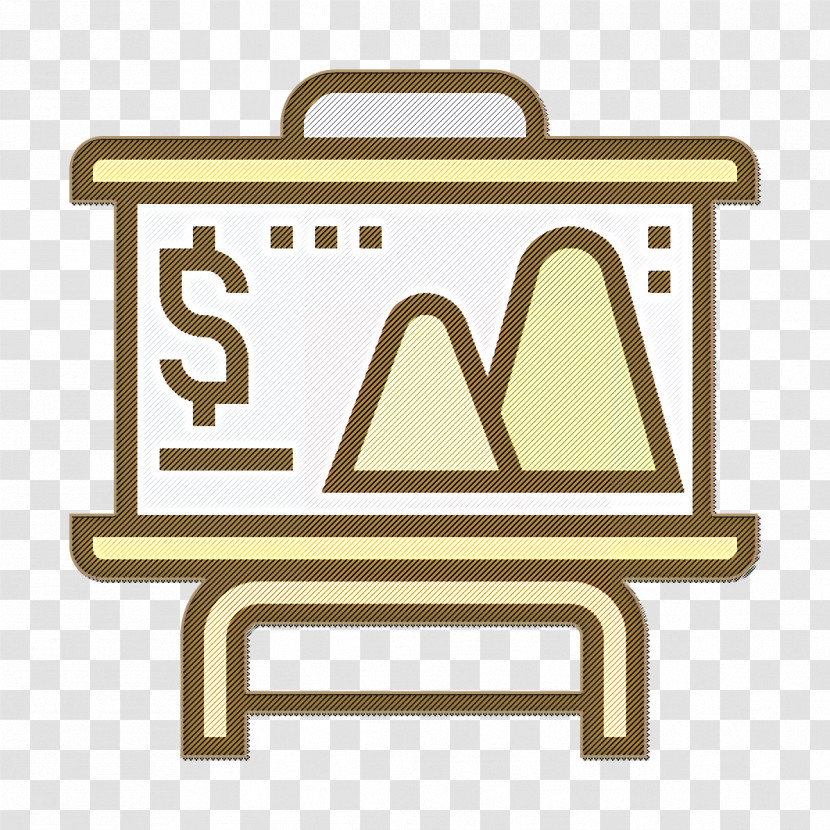 Saving And Investment Icon Board Icon Presentation Icon Transparent PNG