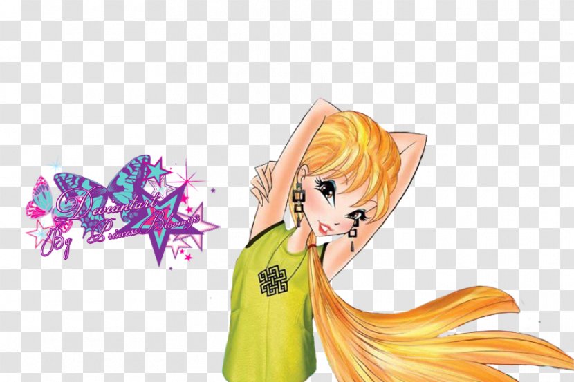 Stella Aisha Fairy Drawing - Flower - Winx Club Transparent PNG