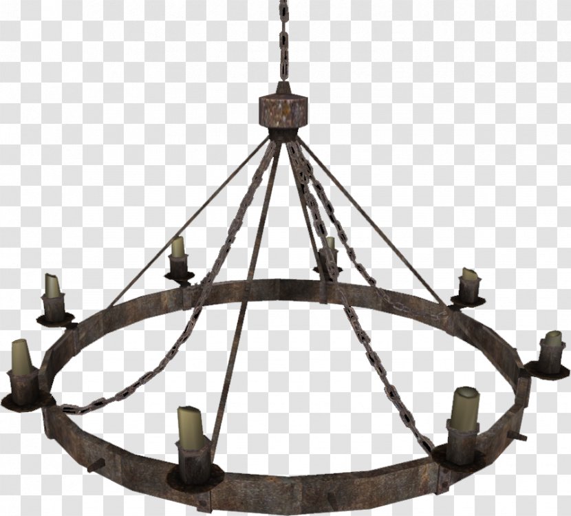 The Elder Scrolls V: Skyrim Chandelier Desk Skeleton Clip Art - At Transparent PNG