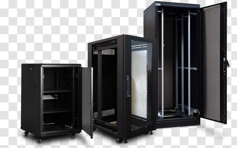 19-inch Rack Electrical Enclosure Computer Servers Cabinetry Network - Unit - Multimedia Transparent PNG