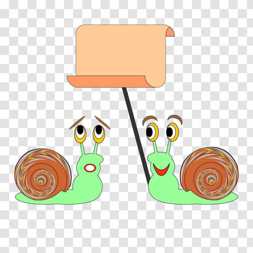Cartoon Snail Royalty-free Illustration - Stock Photography - Two Snails Transparent PNG