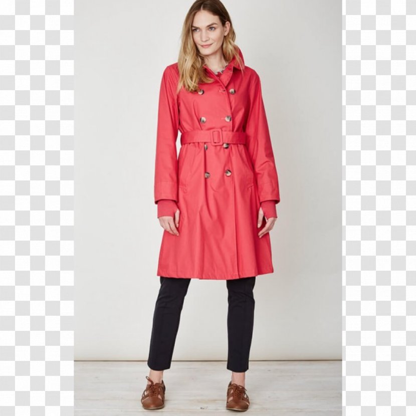 Trench Coat Overcoat Raincoat Clothing - Belt Transparent PNG