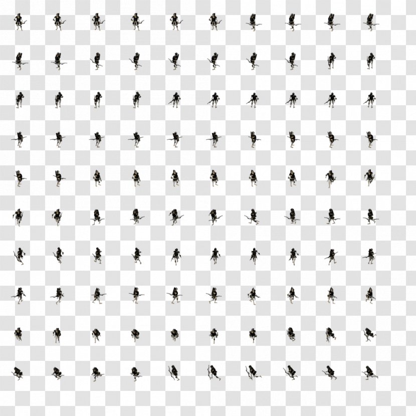 Line Point Angle Pattern Font - Black Transparent PNG