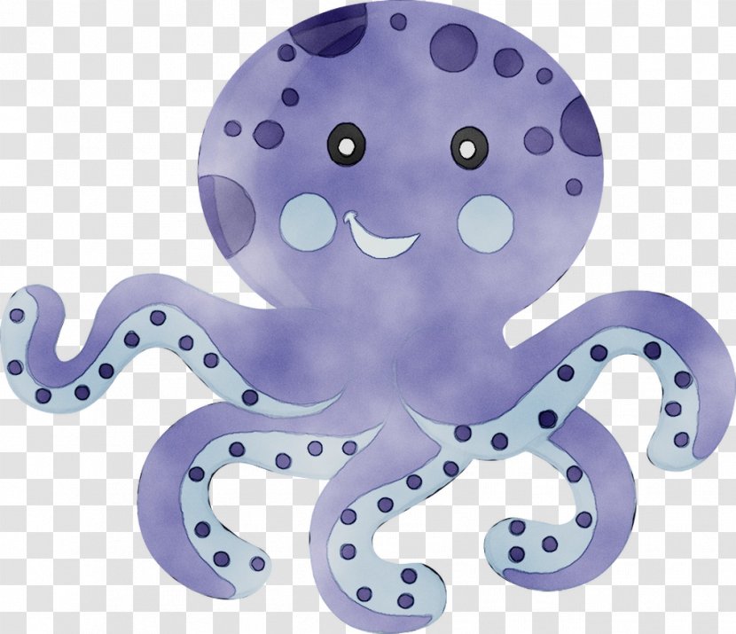Octopus Cephalopod Purple - Marine Invertebrates Transparent PNG