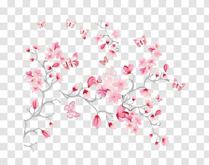 Watercolor Floral Background - Paint - Petal Pedicel Transparent PNG