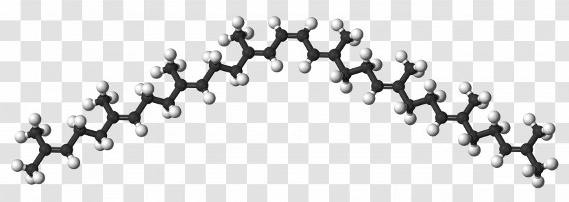 Phytoene Synthase Carotenoid Biosynthesis Molecule - Black And White Transparent PNG