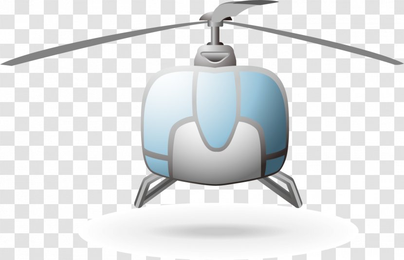 Airplane Helicopter Icon - Technology - Blue Cartoon Transparent PNG
