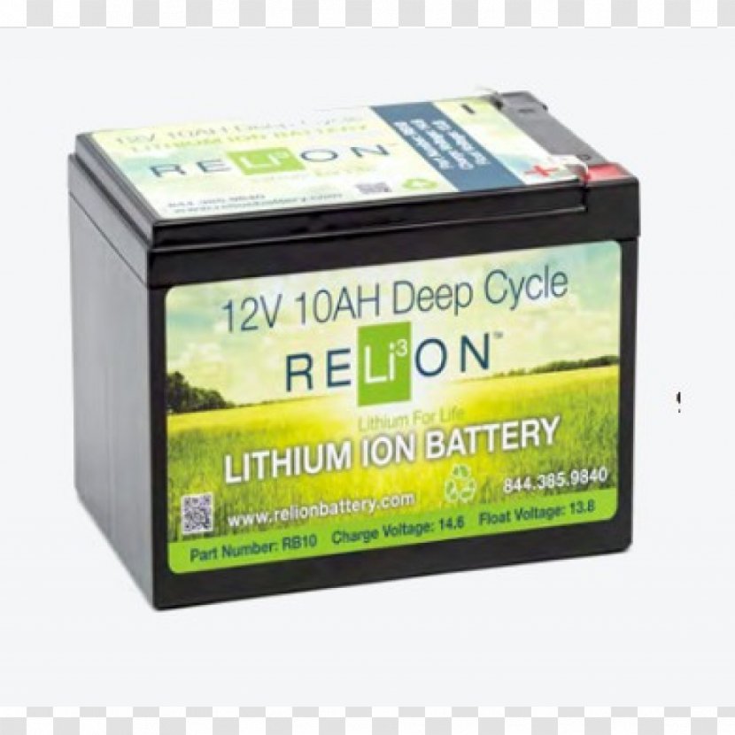 Electric Battery Lithium-ion Deep-cycle Lithium Iron Phosphate Ampere Hour Transparent PNG