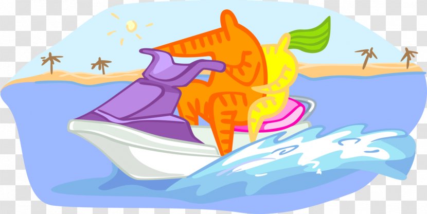 Marine Mammal Illustration Clip Art Desktop Wallpaper Purple - Fictional Character - Watercraft Personal Transparent PNG