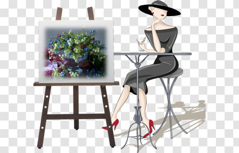 Easel Oil Painting Drawing Transparent PNG