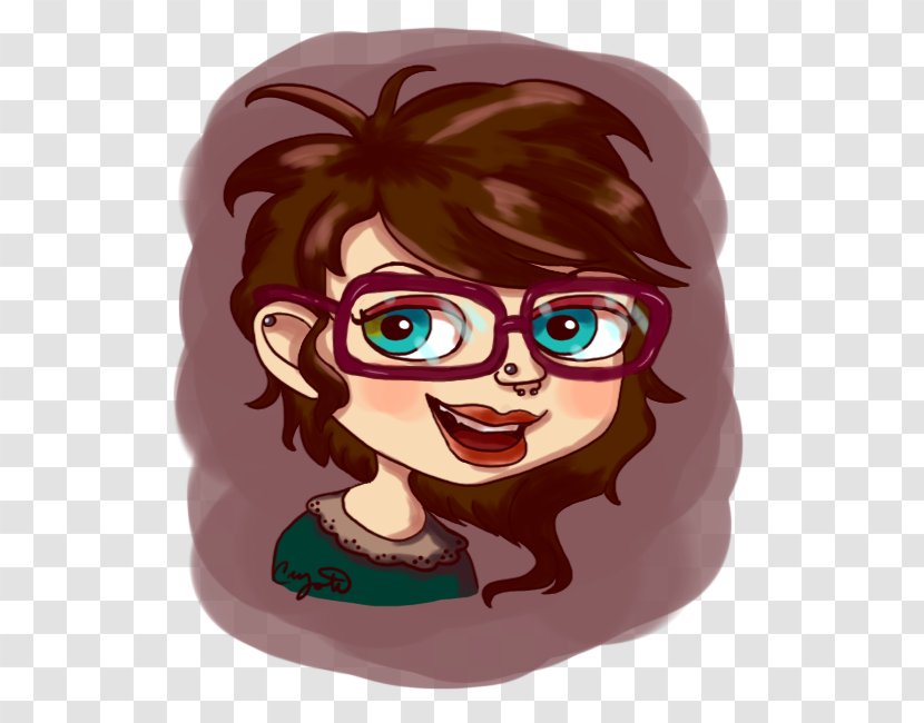 Glasses Illustration Cartoon Character Fiction Transparent PNG