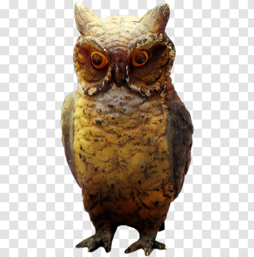 Owl Statue - Bird Of Prey - Decoration Transparent PNG