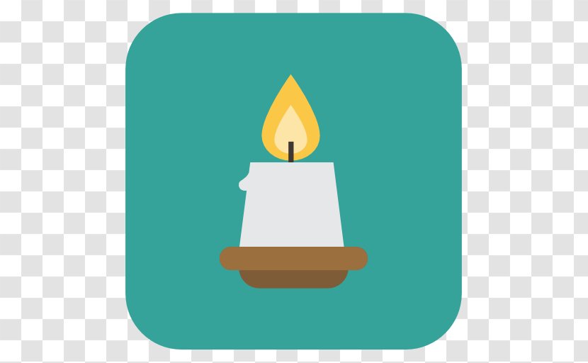 Brand Yellow Cone - Candle Transparent PNG