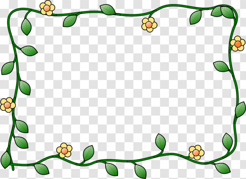 Flower Clip Art - Text Box Frame Photos Transparent PNG