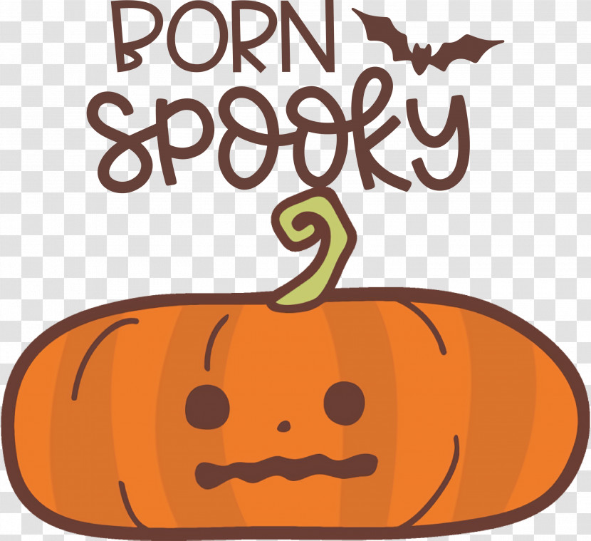 Spooky Pumpkin Halloween Transparent PNG