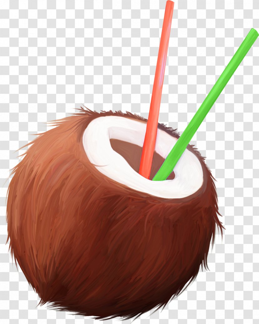 Coconut Water Cartoon - Material Transparent PNG