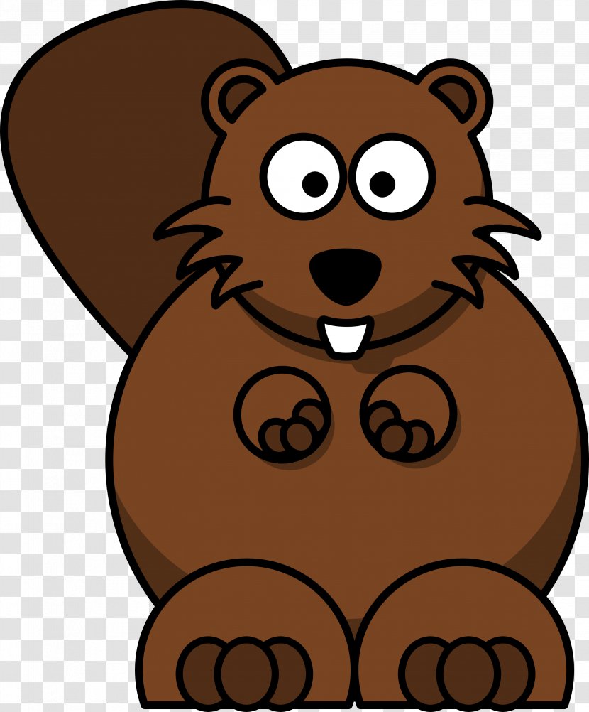 Beaver Cartoon Clip Art - Animal Clipart Transparent PNG