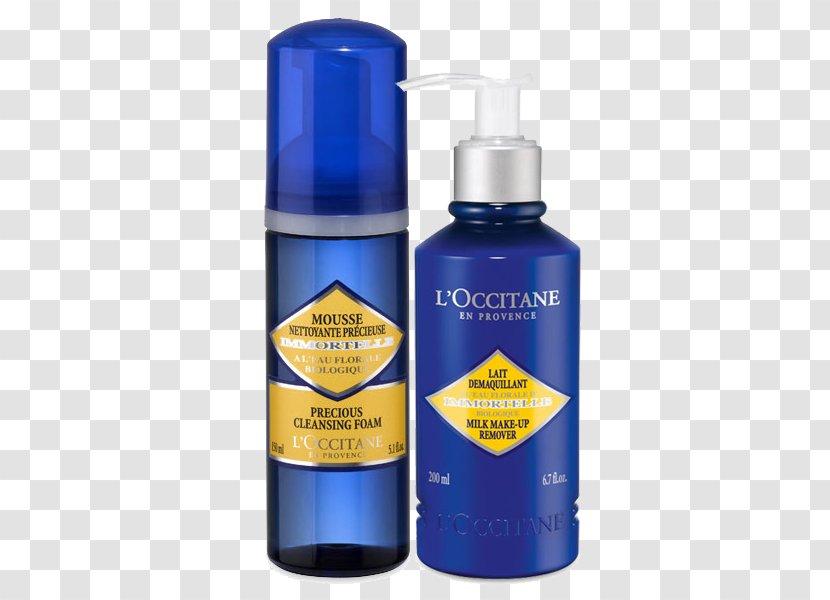 L'Occitane En Provence Immortelle Precious Cream Lotion Cleanser Cosmetics - Liquid - Milk Foam Transparent PNG