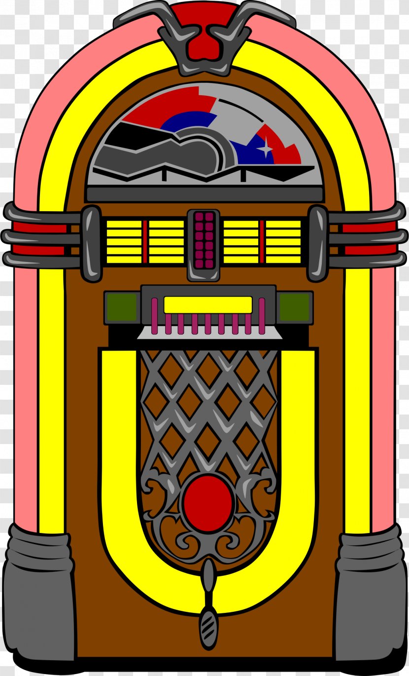 Jukebox Clip Art - Watercolor - Retro Time Transparent PNG