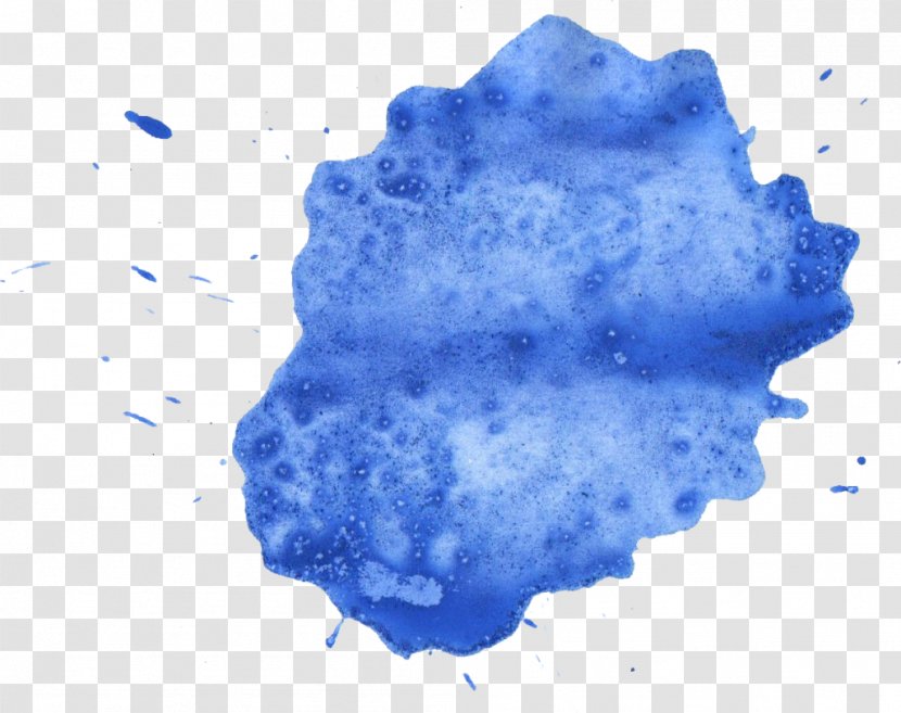 Blue Watercolor Painting - WATERCOLOR PAINT Transparent PNG