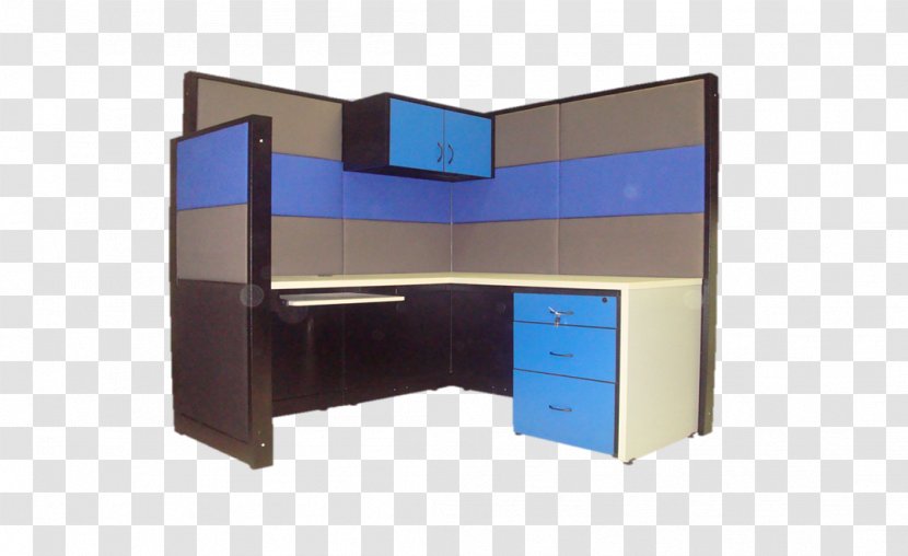 Desk Office Cubicle Furniture Labor - Drawer - Oficina Transparent PNG