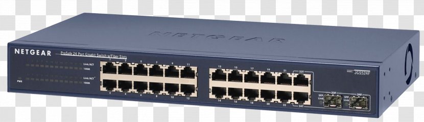 Gigabit Ethernet Network Switch Netgear Computer Fast - Stereo Amplifier Transparent PNG