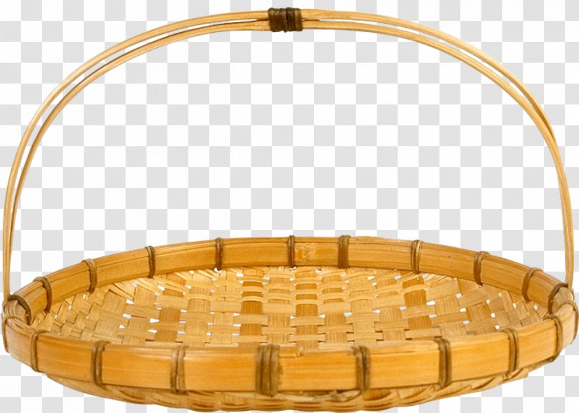 Basket Bamboe Bamboo Gratis - Metal - Baskets Transparent PNG