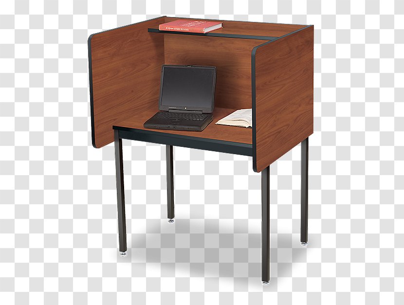 Carrel Desk Table Study Computer Transparent PNG