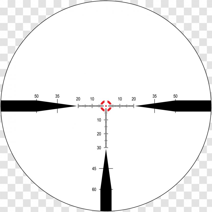 Trinity Force Titan 4x Scope, Black, DelTex Reticle, Telescopic Sight Milliradian Optics - Frame - Reticle Transparent PNG