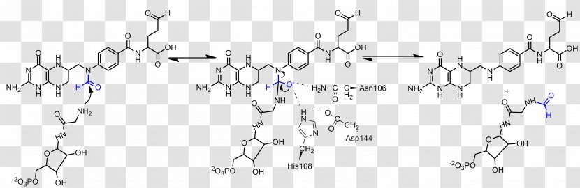 Formylation Reaction Aldehyde N-Formylmethionine - Watercolor - Mechanism Transparent PNG