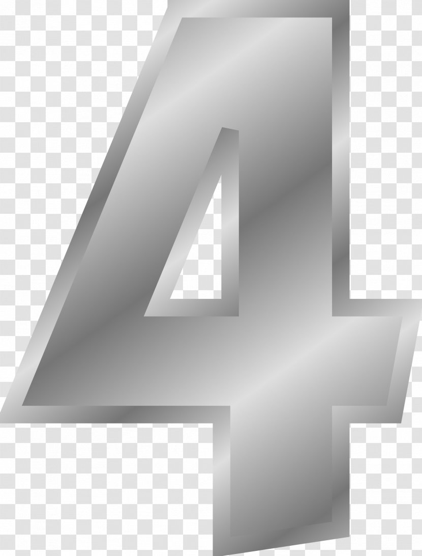 Number Numeral Clip Art - Symbol - 4 Transparent PNG