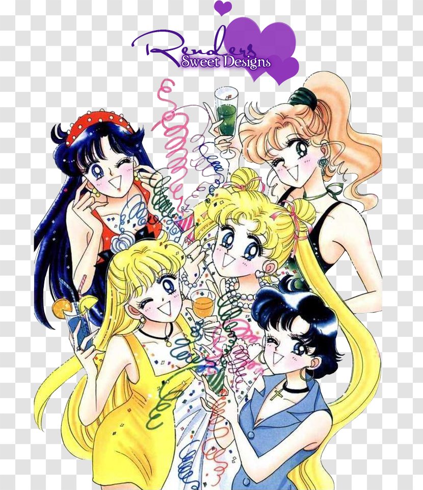 Sailor Moon Venus Mars Senshi Codename: V - Heart - Art Transparent PNG