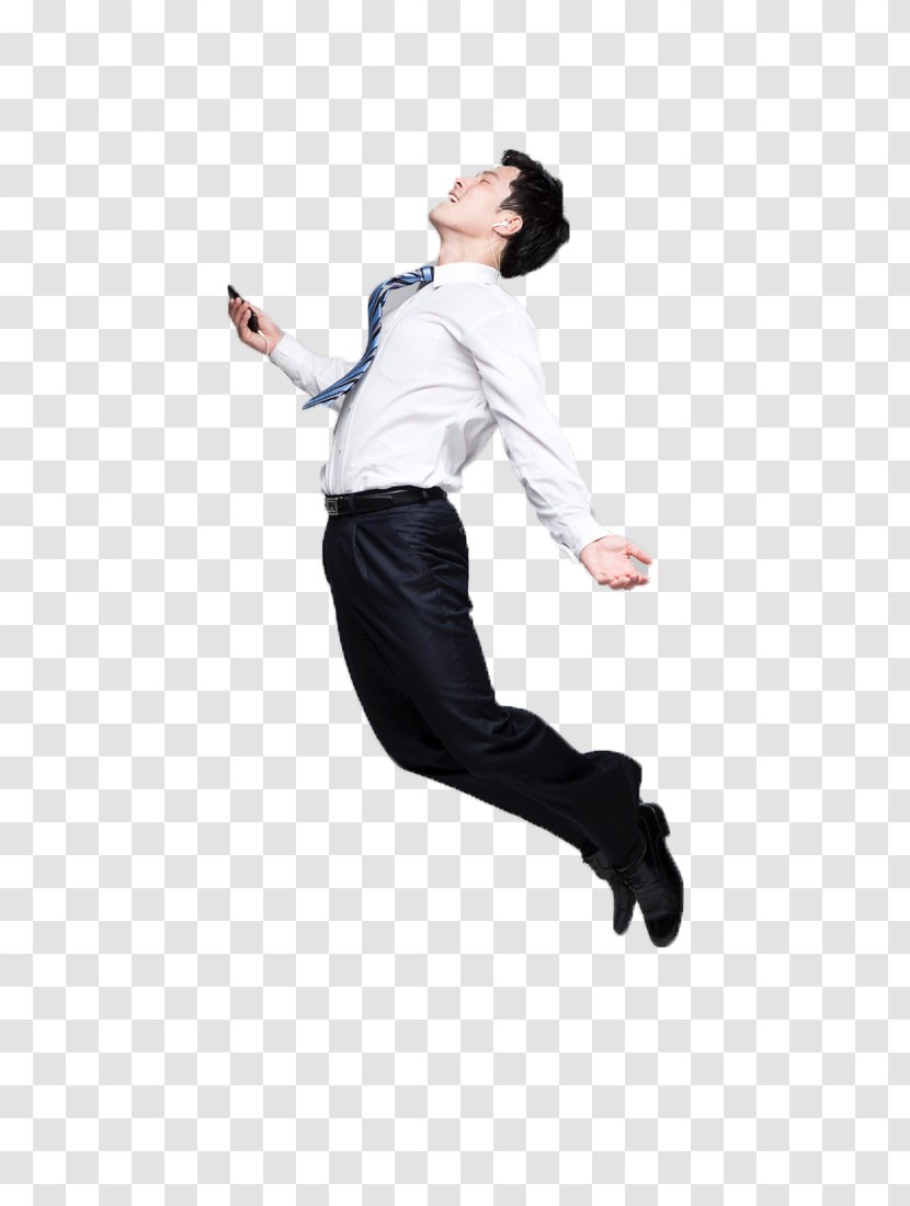 Download Icon - Vecteur - Jump Up Man Transparent PNG