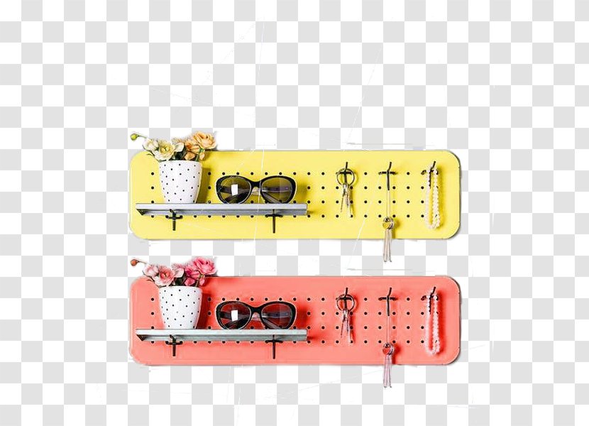 Keychain Wall Interior Design Services - Red And Yellow Balcony Transparent PNG