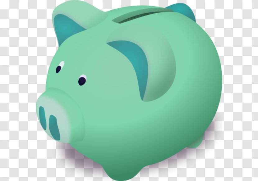 piggy bank green