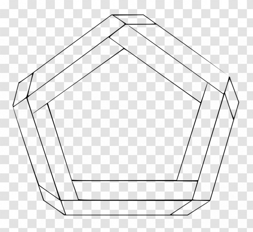 Penrose Triangle Pentagon Rectangle Hexagon - Impossible - Angle Transparent PNG