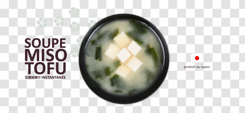 Miso Soup Wakame Tofu Onion - Brand - Soupe Transparent PNG
