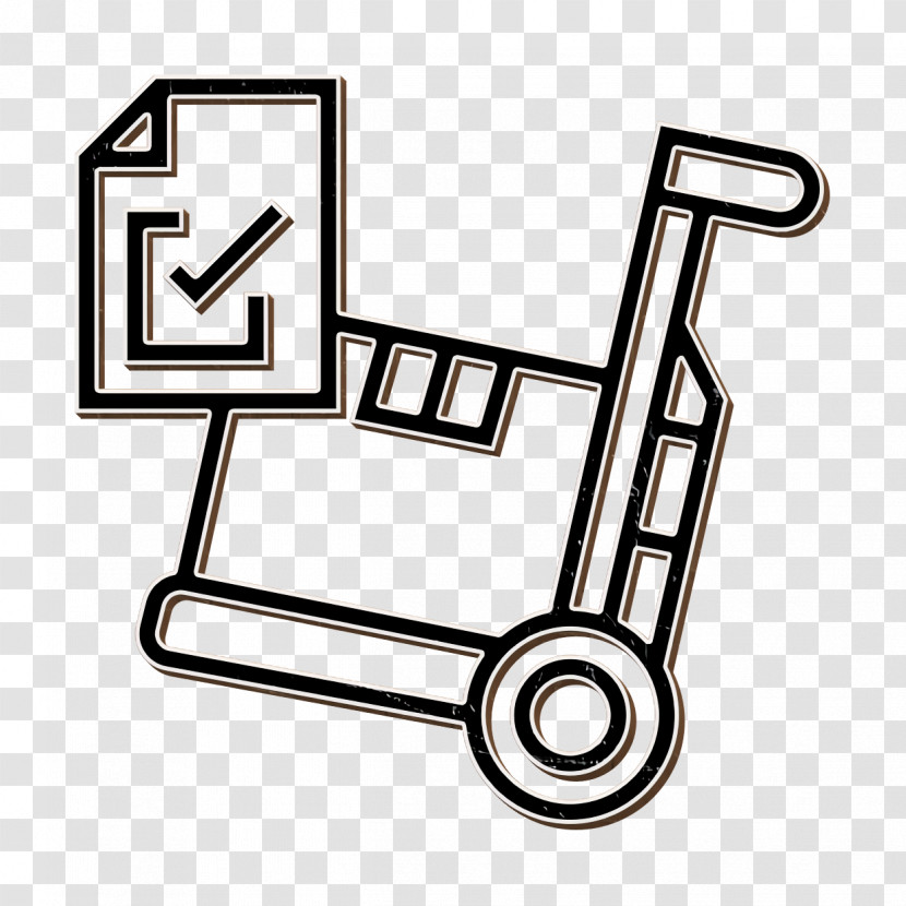 Inventory Icon Business Management Icon Trolley Icon Transparent PNG