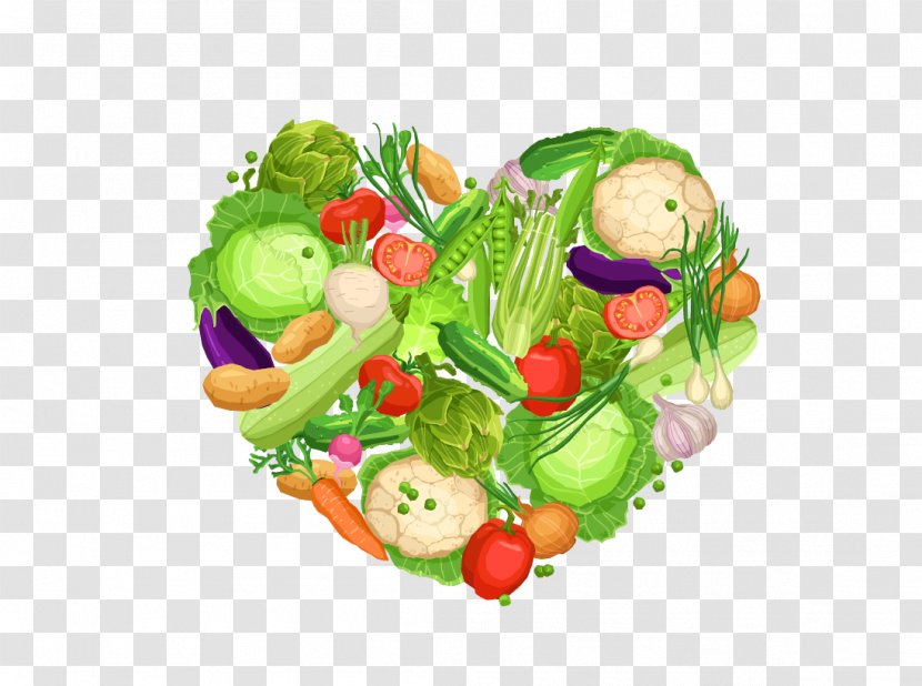 Vegetable Food Heart - Vegetarian - Tomato Transparent PNG
