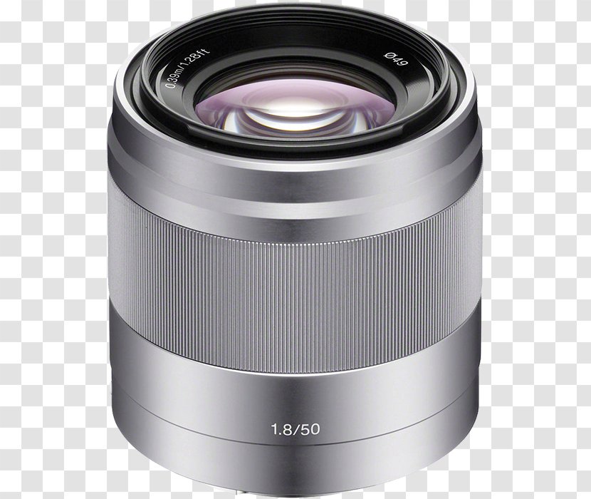 Sony NEX-5 E-mount E 50mm F1.8 OSS FE Camera Lens - A6000 Transparent PNG