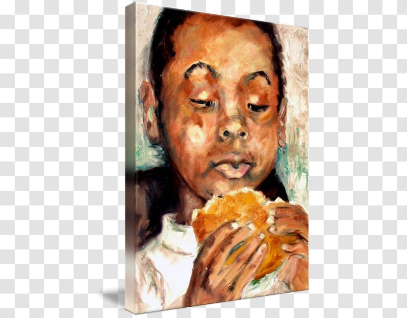 Watercolor Painting Veggie Burger Gallery Wrap Oil - Paint Transparent PNG