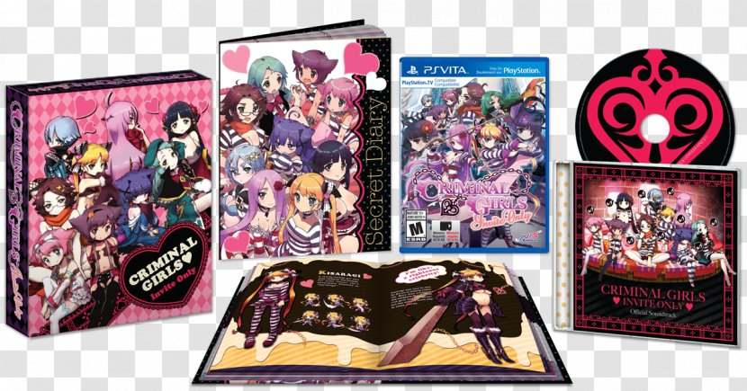 Criminal Girls: Invite Only PlayStation 3 Game Vita - Mexico - Girls Transparent PNG