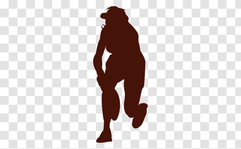 Silhouette Tennis Player - Muscle Transparent PNG