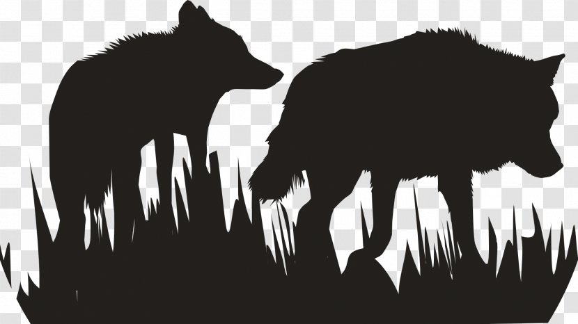 The Call Of Wild White Fang Vizsla Animal Clip Art - Monochrome Photography - Rhino Transparent PNG