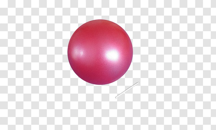 Balloon - Magenta - Yoga Ball Transparent PNG