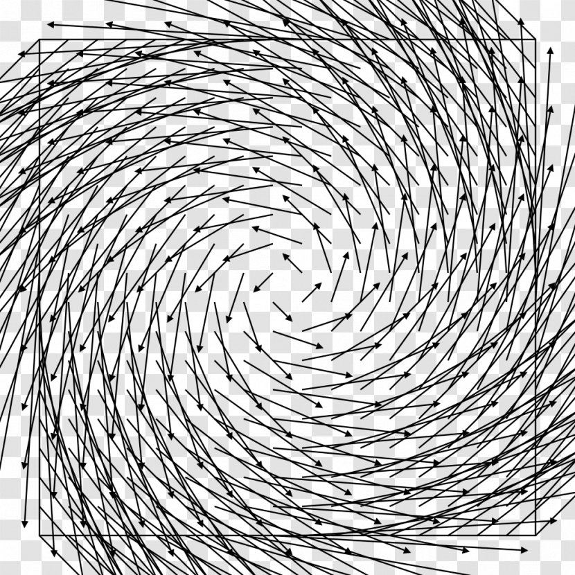 Vector Field Point Function - Monochrome Photography - Fields Transparent PNG