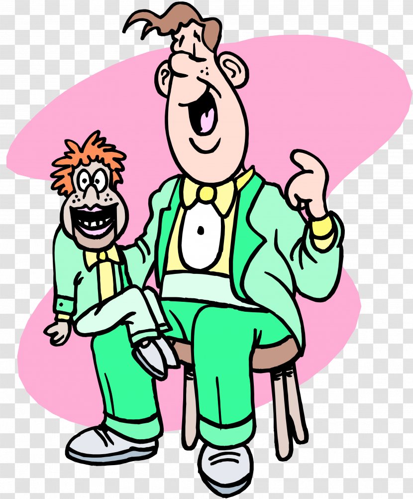 Ventriloquism Illustration Cartoon Clip Art - Entertainment - Of A Dummy Transparent PNG