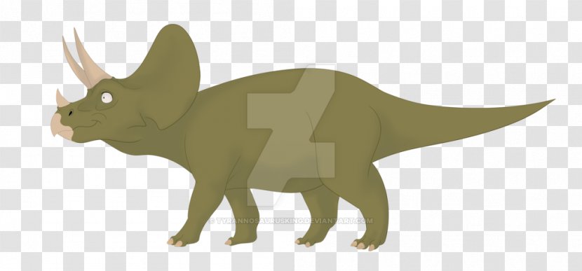 Triceratops DeviantArt Tyrannosaurus Animal - Figure - Fauna Transparent PNG