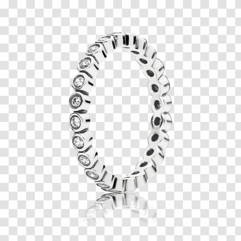 Pandora Cubic Zirconia Ring Jewellery Brilliant - Body Jewelry Transparent PNG