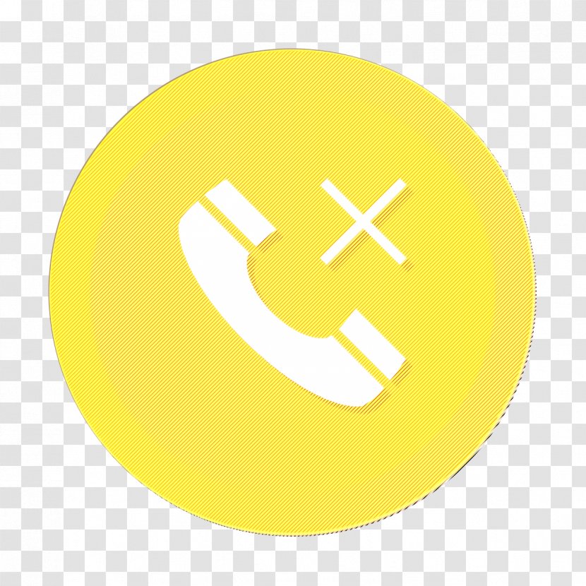 Call Icon Communication Dial - Yellow - Symbol Sign Transparent PNG